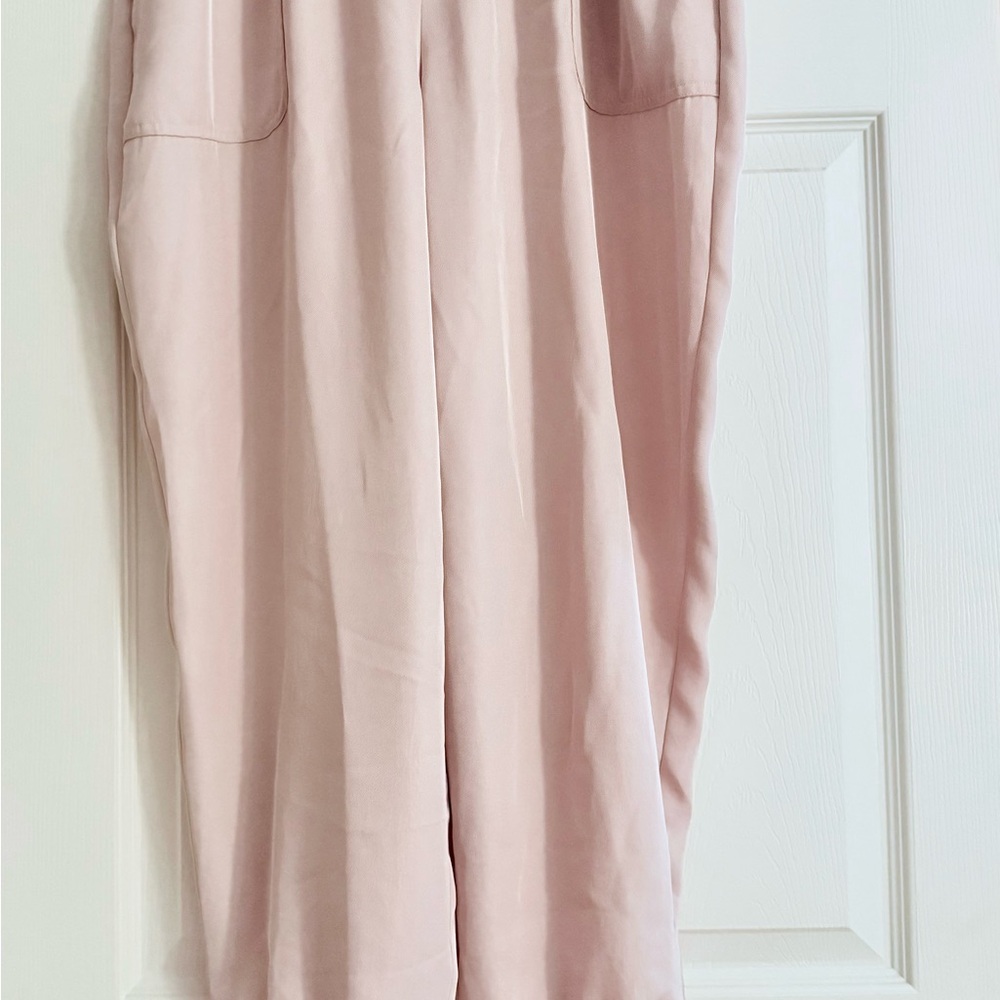 Express Women's Wide Leg Pants in Light Pink